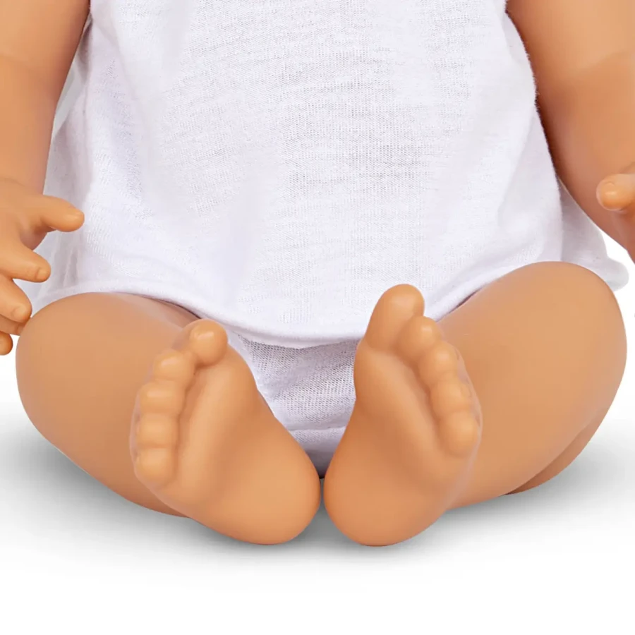Lalka niemowlę ze smoczkiem, w dwuczęściowym ubranku i opasce / LullaBaby