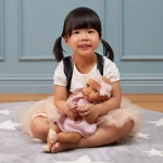 Zestaw ubranek dla lalki niemowlęcia, stylizacja z sukienką / LullaBaby