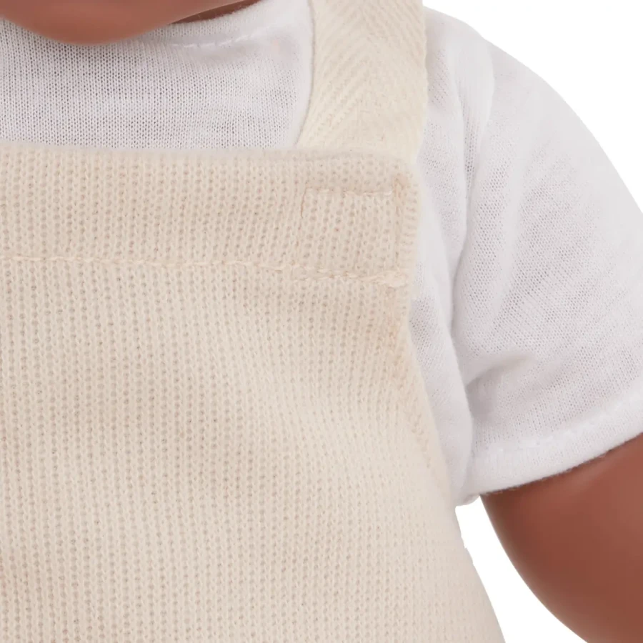 Zestaw ubranek dla lalki niemowlęcia, stylizacja ze spodniami na szelkach / LullaBaby