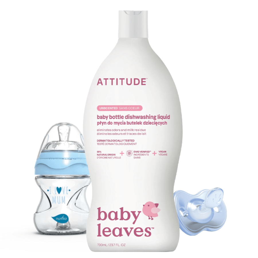 Płyn do mycia butelek i akcesoriów dziecięcych, Bezzapachowy (fragrance free), 700 ml/ Attitude