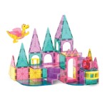 Klocki Magnetyczne Zamek DLX 48 el. / Magna-Tiles