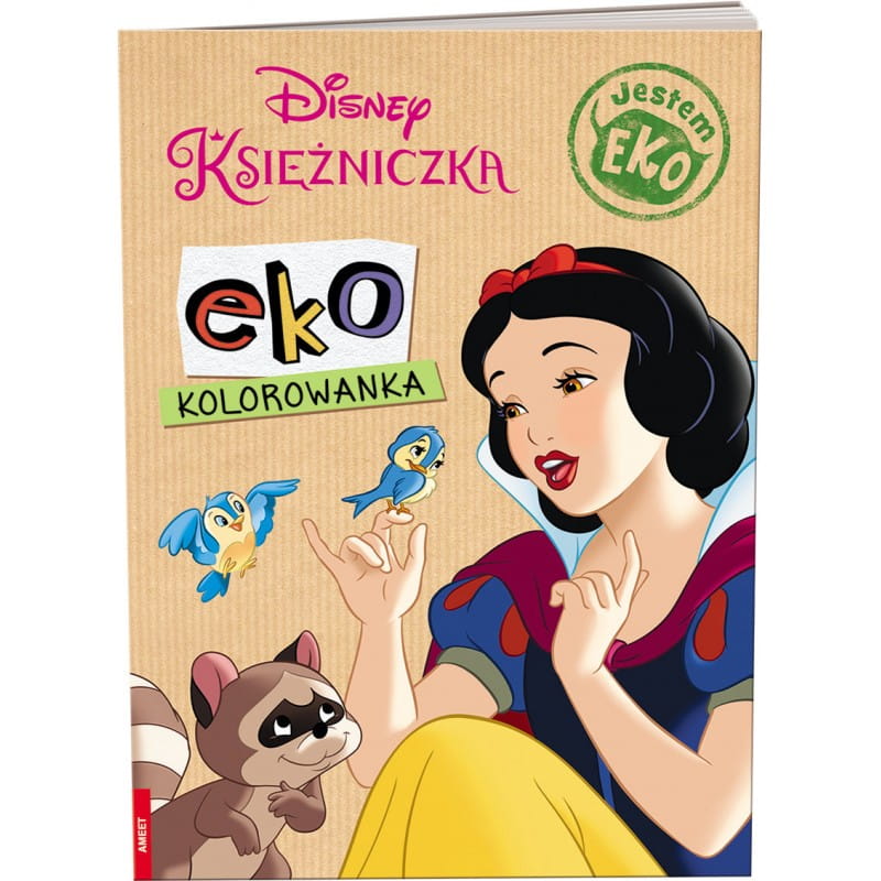 Okładka eko kolorowanki z księżniczką znaną z bajek Disneya