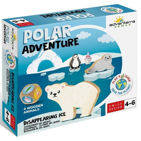 Gra planszowa z polarnymi zwierzakami
