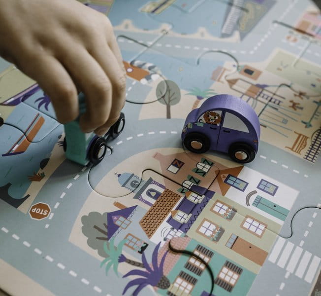 Puzzle i autka