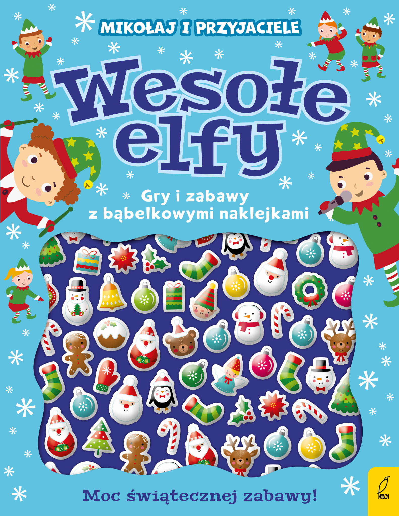 Wypukłe naklejki z wizerunkami m.in. elfów