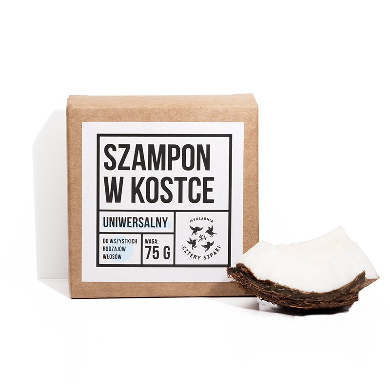 Szampon w kostce w opakowaniu z papieru